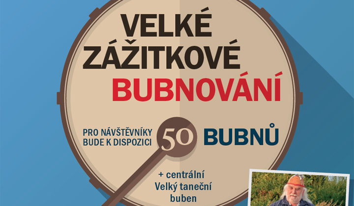 Pozvánka na Velké zážitkové bubnování